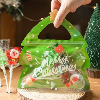 Vianočné Cukrovinky Cookie Tašky Darčekové Tašky Ručné Nugát Čokoláda Pečenie Balenie Vrece Vianočné Ozdoby 2024 Strana Dodávky