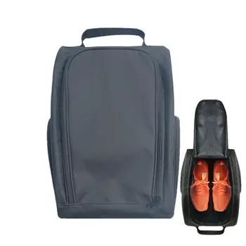 Prenosné Golf Shoe Bag Skladacia 10 L Kontajnerov Taška S 2 Bočné Vrecká protiprachová Skladovanie Organizér Vonkajšie Cestovné Nepremokavé