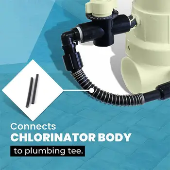 Bazén Chlorinator Trubice 2 ks Praktických Flexibilný, Ľahký Vaňou Bróm Automatický Podávač Trubica Náhrada