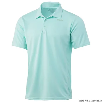 Huk Mužov Golf Košele Polo Tričko Letné Krátke Rukávy Športové Košele Bežné Tenis T-Shirt Priedušné Oblečenie Business ležérny top