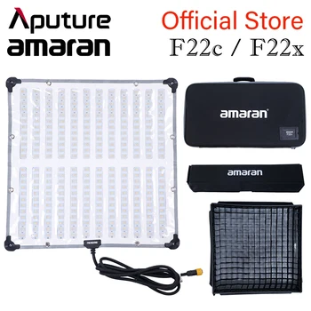 Amaran F22C/F22X Flexibilné Svetlo RGBWW Farebný Video Svetlo 2500-7500K Studio Lampa s Mriežky Softbox